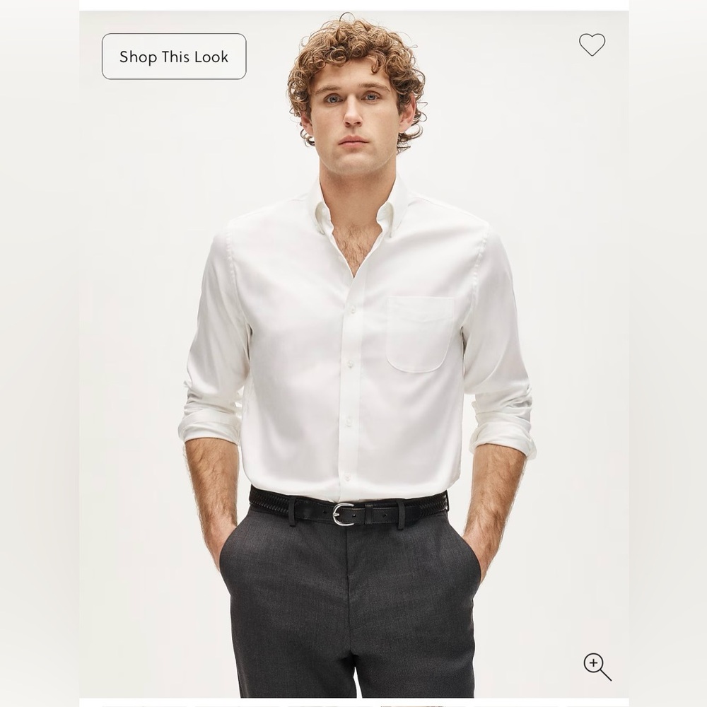J. Crew performance White Dress Shirt